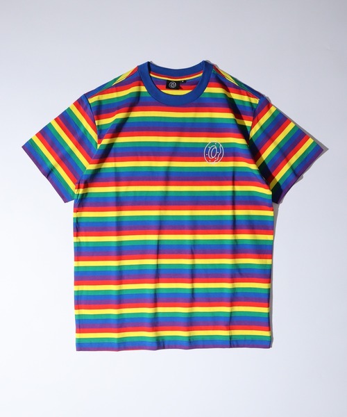 ODD FUTURE（オッドフューチャー）の「Odd Future 刺繍ロゴ ボーダーTシャツ（Tシャツ/カットソー・メンズ・パープル/レインボー/ブルーパープル/レッド/グレー/ホワイト×ブルー・M/L/S/XL）」の15枚目の写真