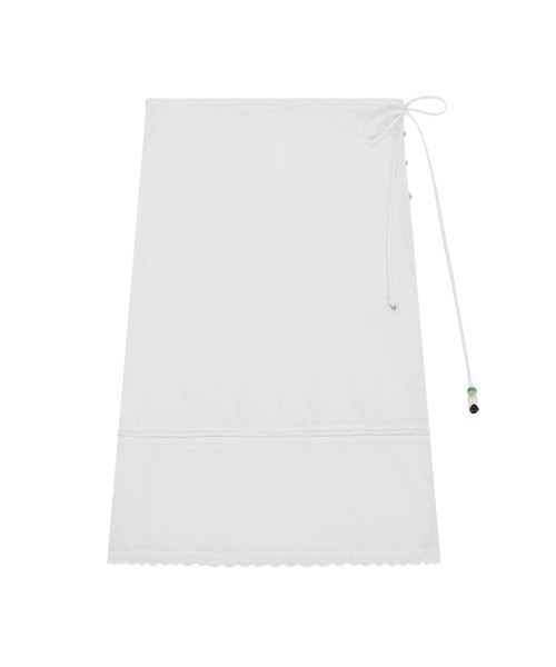 clor(クロル)の「BEADS SHEER MIDI SKIRT(スカート・レディース・ホワイト/ピンク/ブラック・ONE SIZE)」の7枚目の写真