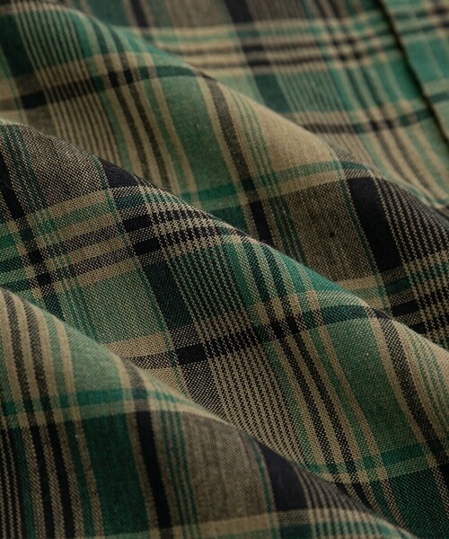BROOKS BROTHERS(ブルックスブラザーズ)の「コットン マドラスチェック ショートスリーブ プルオーバーシャツ(シャツ/ブラウス・メンズ・グリーン/ネイビー・X-LARGE/LARGE/MEDIUM)」の4枚目の写真