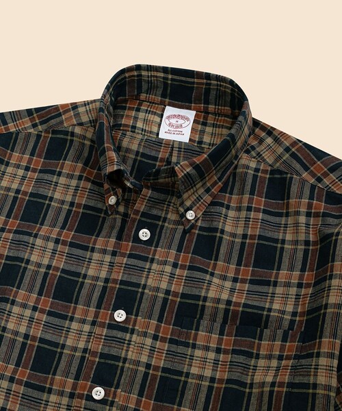BROOKS BROTHERS(ブルックスブラザーズ)の「コットン マドラスチェック ショートスリーブ プルオーバーシャツ(シャツ/ブラウス・メンズ・グリーン/ネイビー・X-LARGE/LARGE/MEDIUM)」の5枚目の写真