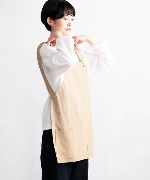ayu•*¨*•.¸♬︎ボルゴエプロン セール】PAGE ONE カラフルフラワー脇ボタンエプロン（エプロン