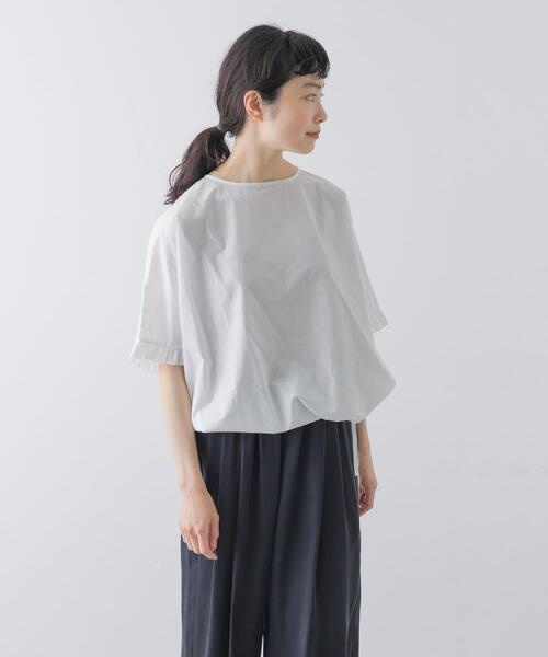【新品タグ付】かぐれ　フリルスリーブプルオーバー フリルスリーブプルオーバー（シャツ/ブラウス）｜かぐれ