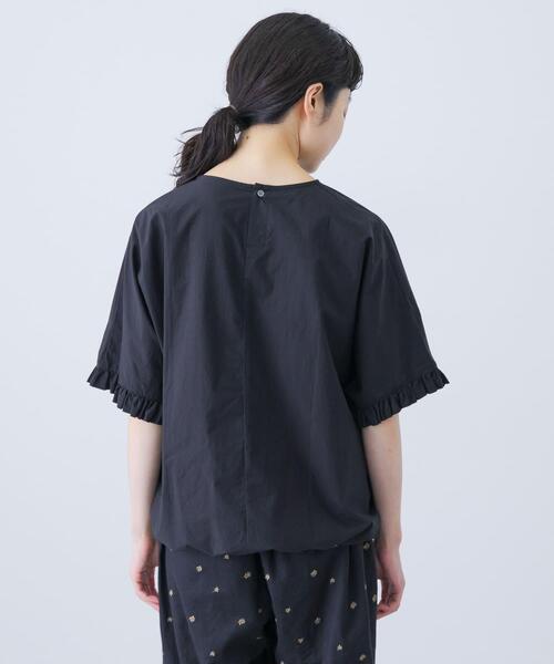 かぐれ　新品タグ付き　フリルスリーブプルオーバー　アーバンリサーチ ドアーズ かぐれ 【かぐれ】フリルスリーブプルオーバー : MAGASEEK