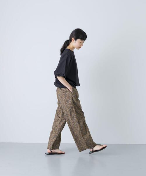 新品タグ付き かぐれ フリルスリーブプルオーバー BLACK-A カグレ か