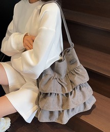 aimoha（アイモハ）の「フリルワンショルダートートバッグ（ショルダーバッグ）」