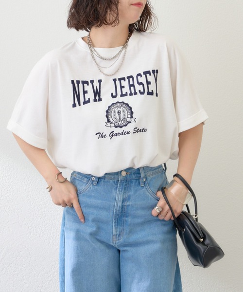 NAO（ナオ）の「【NAO】後ギャザードルマンTシャツ（Tシャツ/カットソー・レディース・アイボリー/スミクロ/ボルドー・FREE）」の2枚目の写真