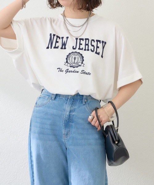 NAO（ナオ）の「【NAO】後ギャザードルマンTシャツ（Tシャツ/カットソー・レディース・アイボリー/スミクロ/ボルドー・FREE）」の11枚目の写真