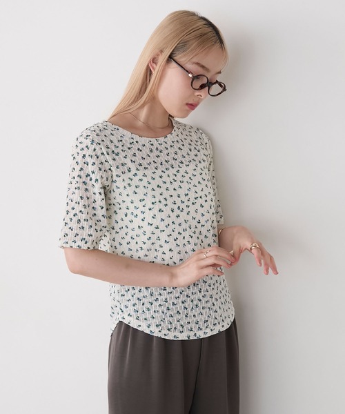 新品♡KP 花柄セットアップとシャーリングカットソーセット 150 ブラジャー ショーツ セット 花柄刺しゅう 4セット組 福袋 脇肉