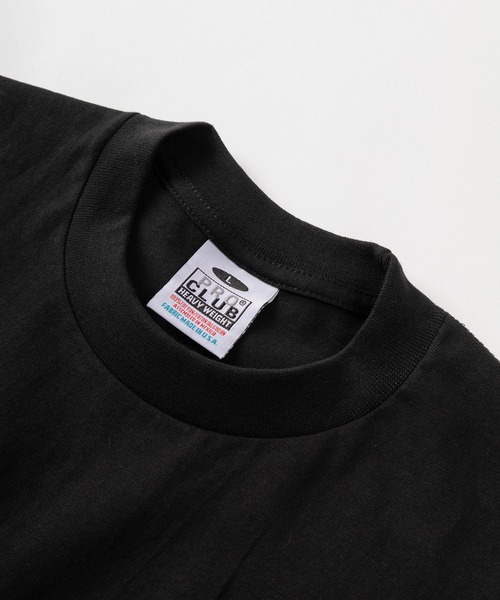 PRO CLUB (プロクラブ)の「【86】【PROCLUB/プロクラブ】6.5OZ ヘビーウェイト クルーネック 半袖Tシャツ/ユニセックス/コンパクトTシャツ(Tシャツ/カットソー・メンズ・ブラック/ホワイト/ベージュ/パープル/グレー/ブラウン/ブルー/グリーン・M/L/XL/S)」の11枚目の写真
