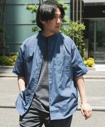 URBAN RESEARCH DOORS | TC バンドカラー ショートスリーブシャツ(シャツ/ブラウス)