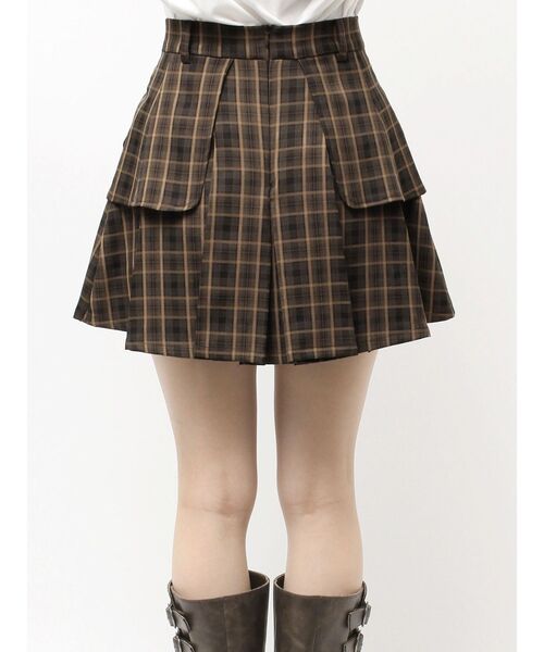 CALNAMUR（カルナムール）の「レースアップタックミニスカート（スカート・レディース・その他1/グレー・SMALL/MEDIUM）」の12枚目の写真