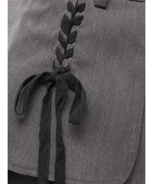 CALNAMUR（カルナムール）の「レースアップタックミニスカート（スカート・レディース・その他1/グレー・SMALL/MEDIUM）」の18枚目の写真