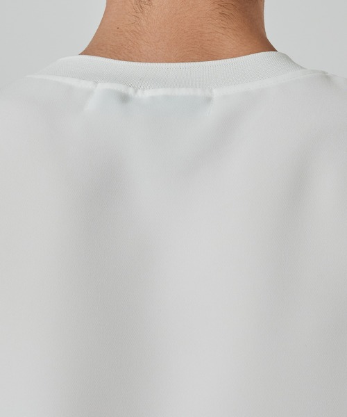 CULLNI（クルニ）の「【CULLNI】別注 Sugoku Suzushii Leather Pocket S/S TEE（Tシャツ/カットソー・メンズ・ブラック/ダークグレー/ホワイト・1/2）」の12枚目の写真