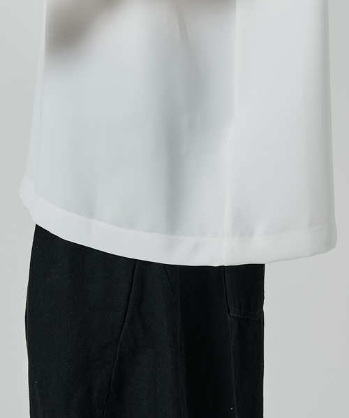 CULLNI（クルニ）の「【CULLNI】別注 Sugoku Suzushii Leather Pocket S/S TEE（Tシャツ/カットソー・メンズ・ブラック/ダークグレー/ホワイト・1/2）」の14枚目の写真