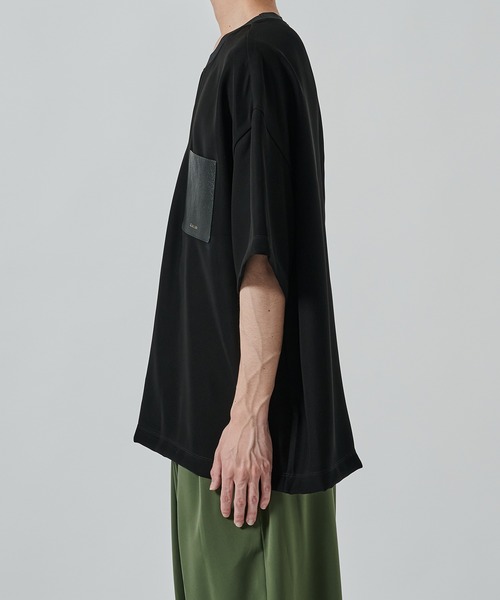 CULLNI】別注 Sugoku Suzushii Leather Pocket S/S TEE（Tシャツ
