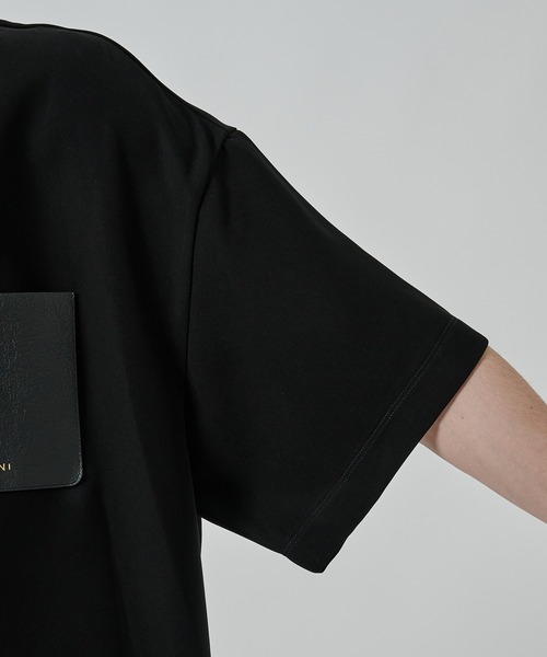 CULLNI】別注 Sugoku Suzushii Leather Pocket S/S TEE（Tシャツ