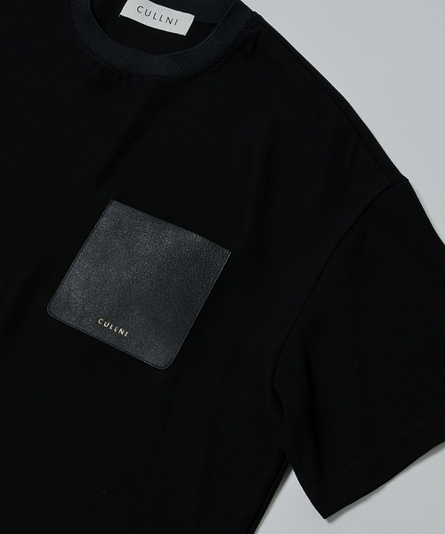 CULLNI】別注 Sugoku Suzushii Leather Pocket S/S TEE（Tシャツ