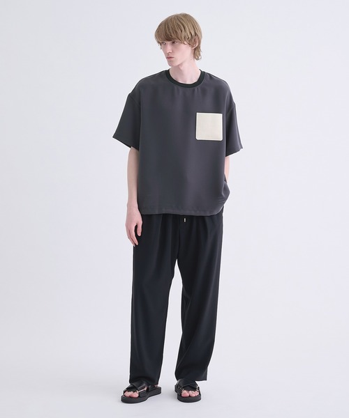 CULLNI】別注 Sugoku Suzushii Leather Pocket S/S TEE（Tシャツ