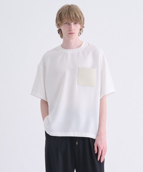 セール】【CULLNI】別注 Sugoku Suzushii Leather Pocket S/S TEE（T