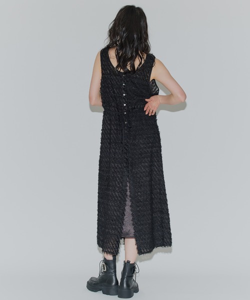 Narcissus(ナルシス)の「【SINN】3WAYロングジレワンピース 前後着用可能 ワンピース ロングジレ(ワンピース・レディース・ホワイト/ブラック・FREE)」の9枚目の写真