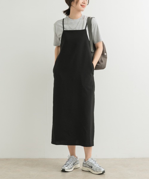 美品✦URBAN RESEARCH キャミソールワンピース F 黒ブラック URBAN RESEARCH Sonny Label 「URBAN Label」 キャミソール