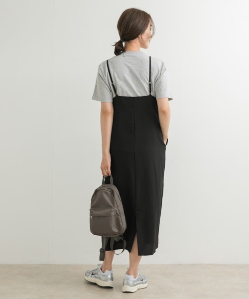 URBAN RESEARCH DOORS(アーバンリサーチドアーズ)の「ストレートキャミワンピース(ワンピース・レディース・チャコールグレー/ブラック/イエロー系その他・MEDIUM)」の9枚目の写真