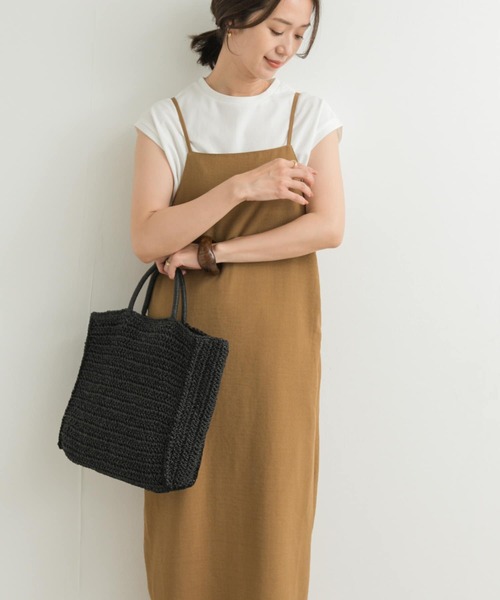 URBAN RESEARCH DOORS(アーバンリサーチドアーズ)の「ストレートキャミワンピース(ワンピース・レディース・チャコールグレー/ブラック/イエロー系その他・MEDIUM)」の22枚目の写真