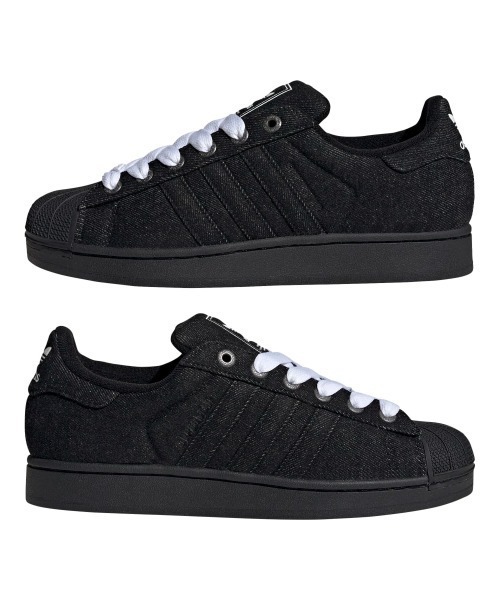 adidas(アディダス)の「adidas Originals SUPERSTAR II(アディダスオリジナルス スーパースター II)(スニーカー・メンズ・ブラック系・23cm/23.5cm/24cm/24.5cm/25cm/25.5cm/26cm/26.5cm/27cm/27.5cm/28cm/28.5cm/29cm/29.5cm/30cm)」の9枚目の写真
