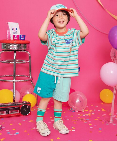 BREEZE(ブリーズ)の「サーティワン フレーバーソックス(ソックス/靴下・キッズ・ピンク/グリーン/ブラウン・21/18/15 /24)」の4枚目の写真