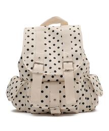 WEGO/3ポケットドットリュック
