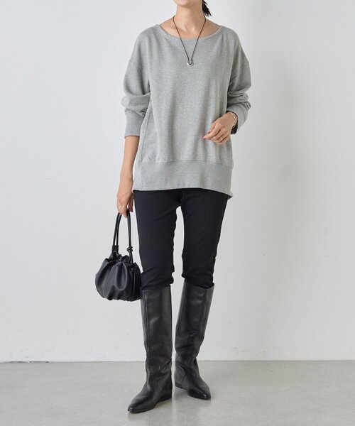 セール】《FRIPIER》ボートネックトレーナー（スウェット）｜BEARDSLEY