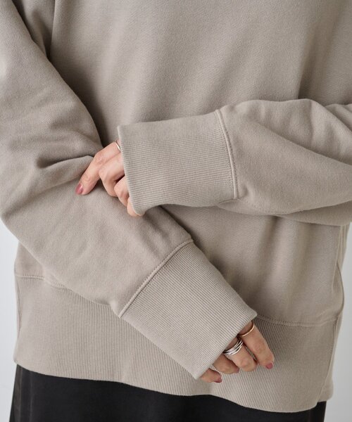 BEARDSLEY（ビアズリー）の「《FRIPIER》ボートネックトレーナー（スウェット・レディース・モスグリーン/グレー・FREE）」の16枚目の写真