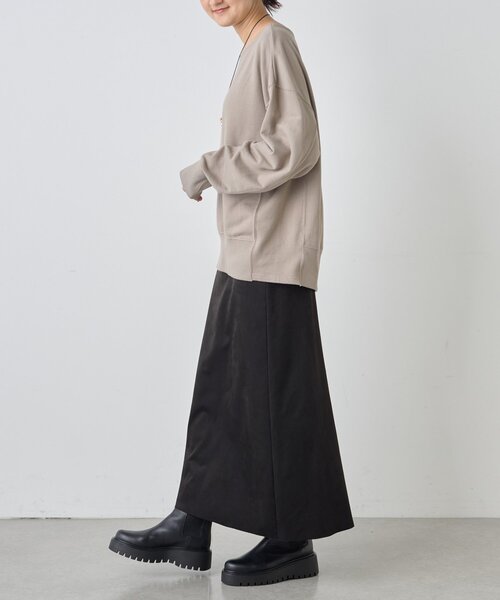 BEARDSLEY（ビアズリー）の「《FRIPIER》ボートネックトレーナー（スウェット・レディース・モスグリーン/グレー・FREE）」の20枚目の写真