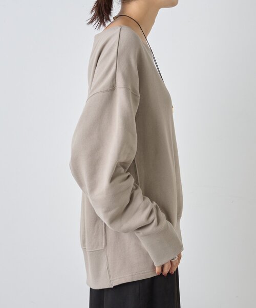 セール】《FRIPIER》ボートネックトレーナー（スウェット）｜BEARDSLEY