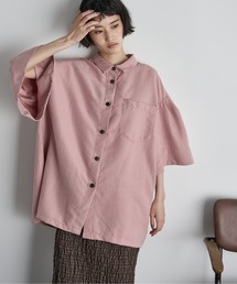 ブラウス シャツ タックスリーブシャツ レディース BAB ブラウス シャツ タックスリーブコンパクトシャツブラウス
