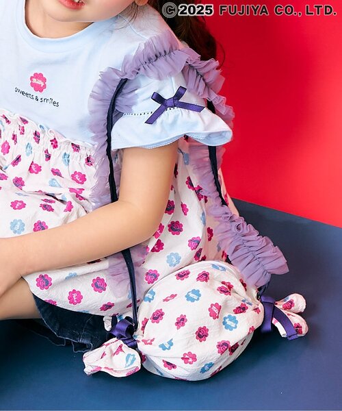 Seraph(セラフ)の「【Peko & Poko】ミルキーポシェット(ショルダーバッグ・キッズ・サックスブルー・FREE)」の1枚目の写真