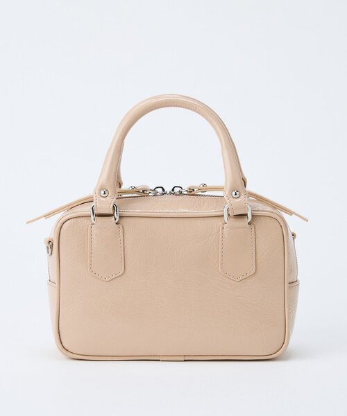 Whim Gazette（ウィムガゼット）の「【NOVIA】別注 MINI BOSTON（ハンドバッグ・レディース・ブラック/ボルドー/ベージュ・FREE）」の7枚目の写真