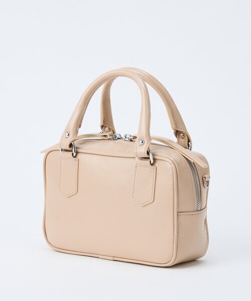 Whim Gazette（ウィムガゼット）の「【NOVIA】別注 MINI BOSTON（ハンドバッグ・レディース・ブラック/ボルドー/ベージュ・FREE）」の6枚目の写真