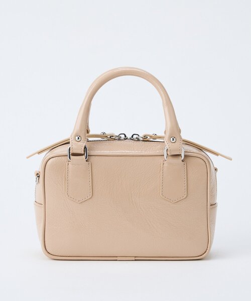 Whim Gazette（ウィムガゼット）の「【NOVIA】別注 MINI BOSTON（ハンドバッグ・レディース・ブラック/ボルドー/ベージュ・FREE）」の4枚目の写真