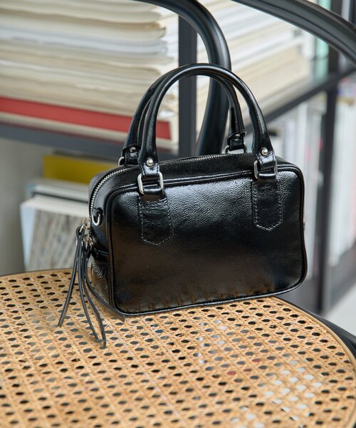 Whim Gazette（ウィムガゼット）の「【NOVIA】別注 MINI BOSTON（ハンドバッグ・レディース・ブラック/ボルドー/ベージュ・FREE）」の10枚目の写真