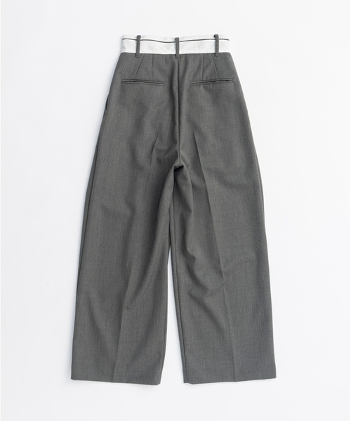 PRANK PROJECT(プランクプロジェクト)の「マーベルトアシメタックパンツ / Marble Asymmetrical Pants(その他パンツ・レディース・グレー/ブラック・38/36)」の18枚目の写真