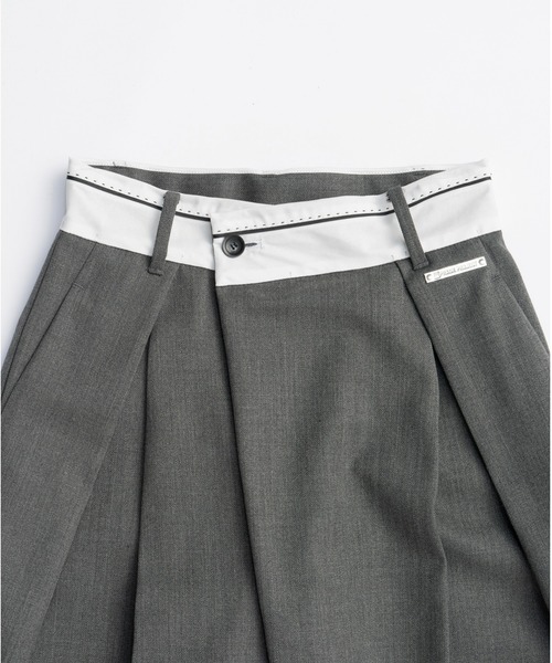 PRANK PROJECT(プランクプロジェクト)の「マーベルトアシメタックパンツ / Marble Asymmetrical Pants(その他パンツ・レディース・グレー/ブラック・38/36)」の19枚目の写真