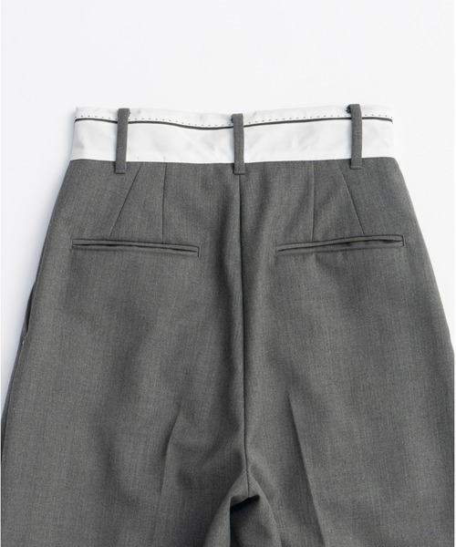 PRANK PROJECT(プランクプロジェクト)の「マーベルトアシメタックパンツ / Marble Asymmetrical Pants(その他パンツ・レディース・グレー/ブラック・38/36)」の20枚目の写真