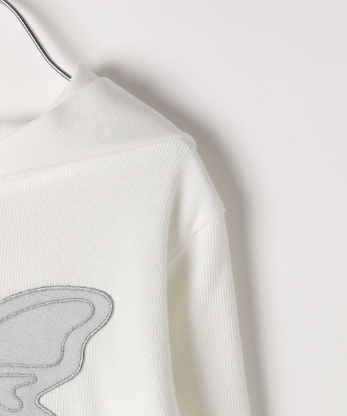 10C REPIPI（ジューシーレピピ）の「【10C REPIPI】バタフライZIPフーディ（Tシャツ/カットソー・キッズ・ブラック/パープル/ホワイト・120cm/130cm/110cm）」の17枚目の写真