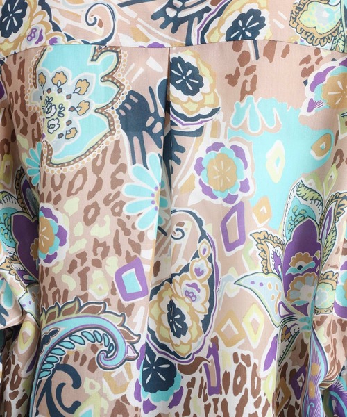 新品　YAMADAYA ヤマダヤ　Ample ペイズリープリントブラウス ペイズリープリントシアーブラウス - Ample - Vin｜YAMADAYA STORE