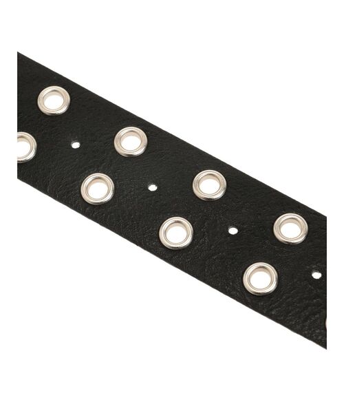 jouetie（ジュエティ）の「ワイドダブルハトメベルト（ベルト・レディース・ブラック/オフホワイト・FREE）」の8枚目の写真