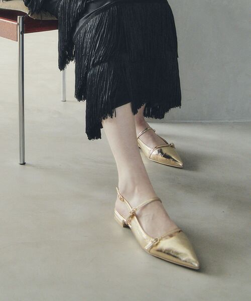 YECCA VECCA(イェッカヴェッカ)の「バックストラップメリージェーンパンプス(パンプス・レディース・ゴールド/ベージュ/ブラック・M/L)」の20枚目の写真