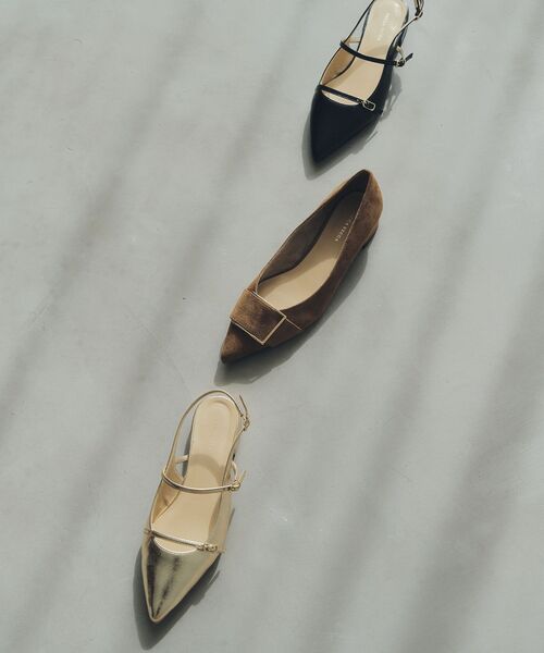 YECCA VECCA(イェッカヴェッカ)の「バックストラップメリージェーンパンプス(パンプス・レディース・ゴールド/ベージュ/ブラック・M/L)」の8枚目の写真