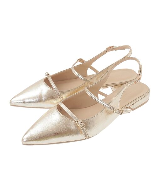 YECCA VECCA(イェッカヴェッカ)の「バックストラップメリージェーンパンプス(パンプス・レディース・ゴールド/ベージュ/ブラック・M/L)」の5枚目の写真