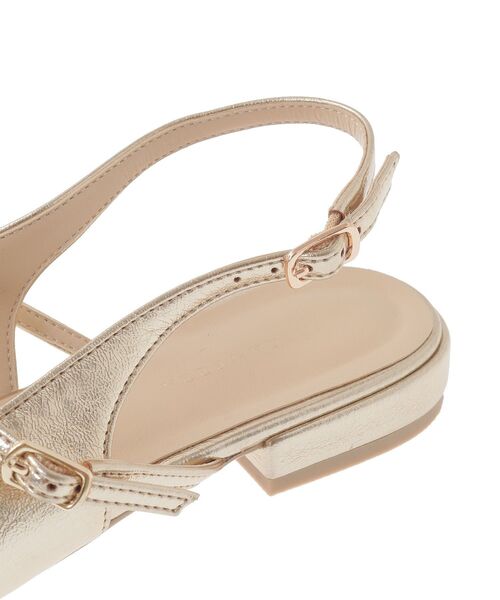 YECCA VECCA(イェッカヴェッカ)の「バックストラップメリージェーンパンプス(パンプス・レディース・ゴールド/ベージュ/ブラック・M/L)」の6枚目の写真